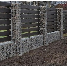 Габион столб болтовой оцинкованный (Ц) для забора 0,4х0,3х2х4х50х100 мм ГОСТ Р 58120-2018