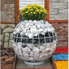 Габион ландшафтный шар с болтовым оцинкованным соединением нержавеющий 1х5,5х50х150 мм