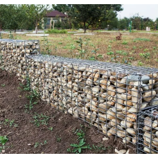 Габион цоколь спиральный оцинкованный (Ц) для забора 2,5х0,3х0,5х4х50х200 мм ГОСТ Р 58120-2018